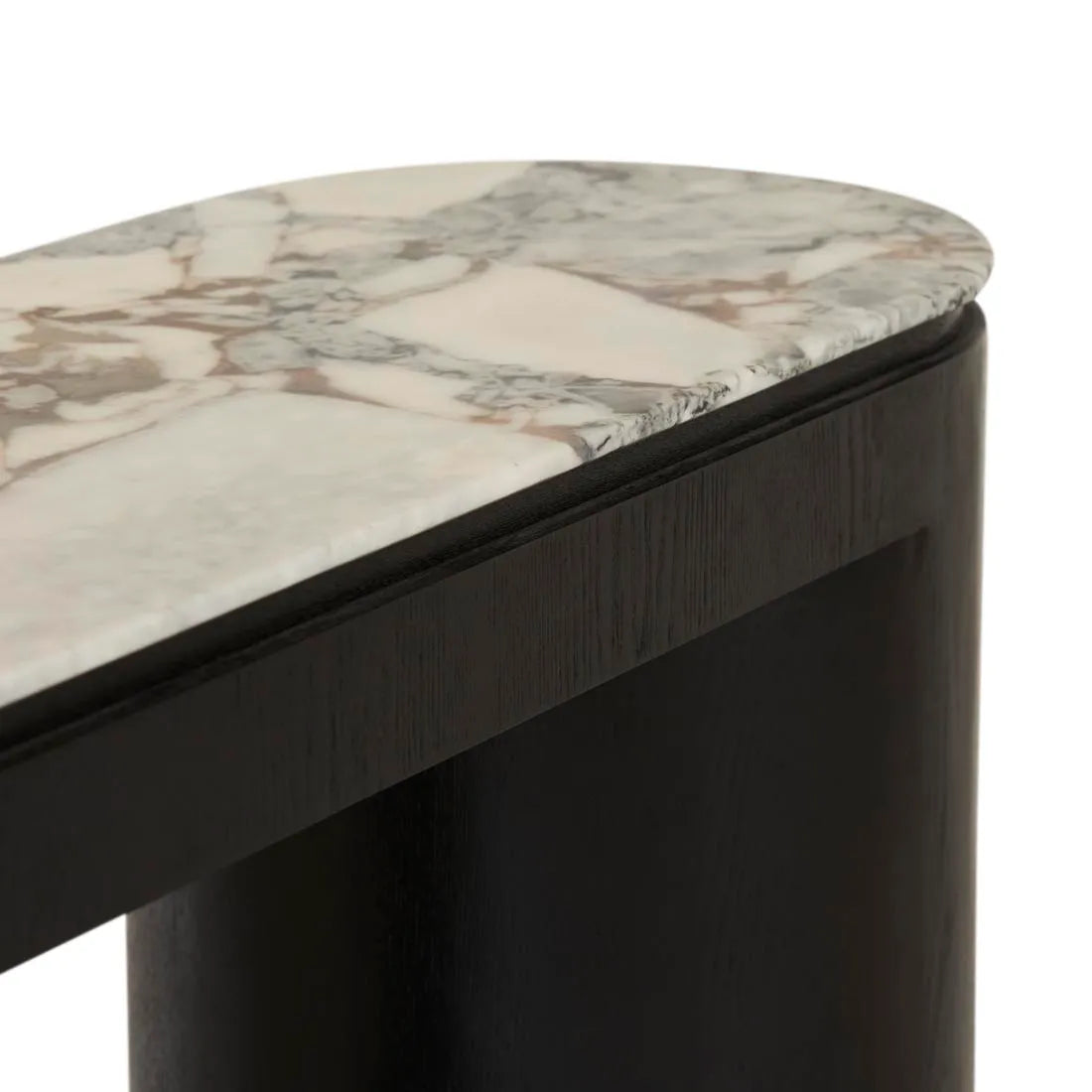 Pluto Marble Console Black
