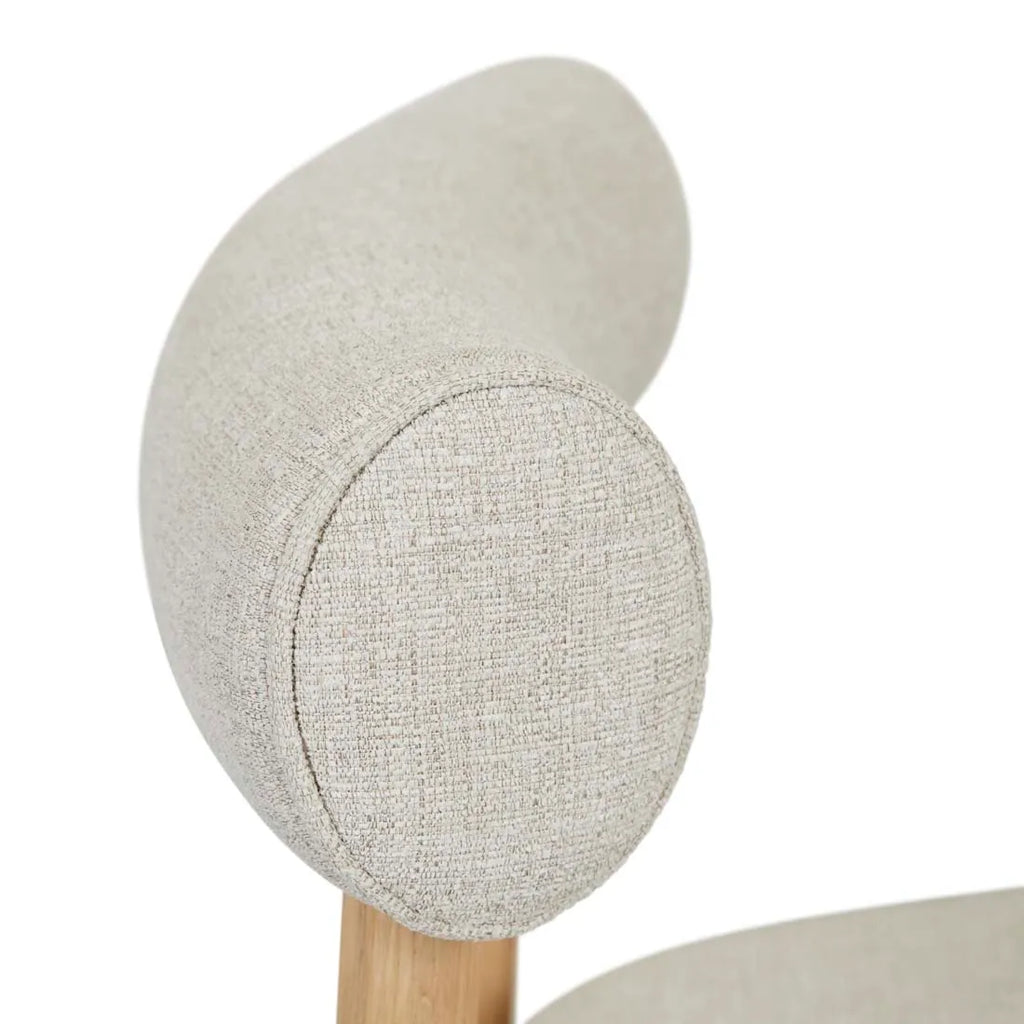 Olsen Dining Chair Sandcastle Tweed