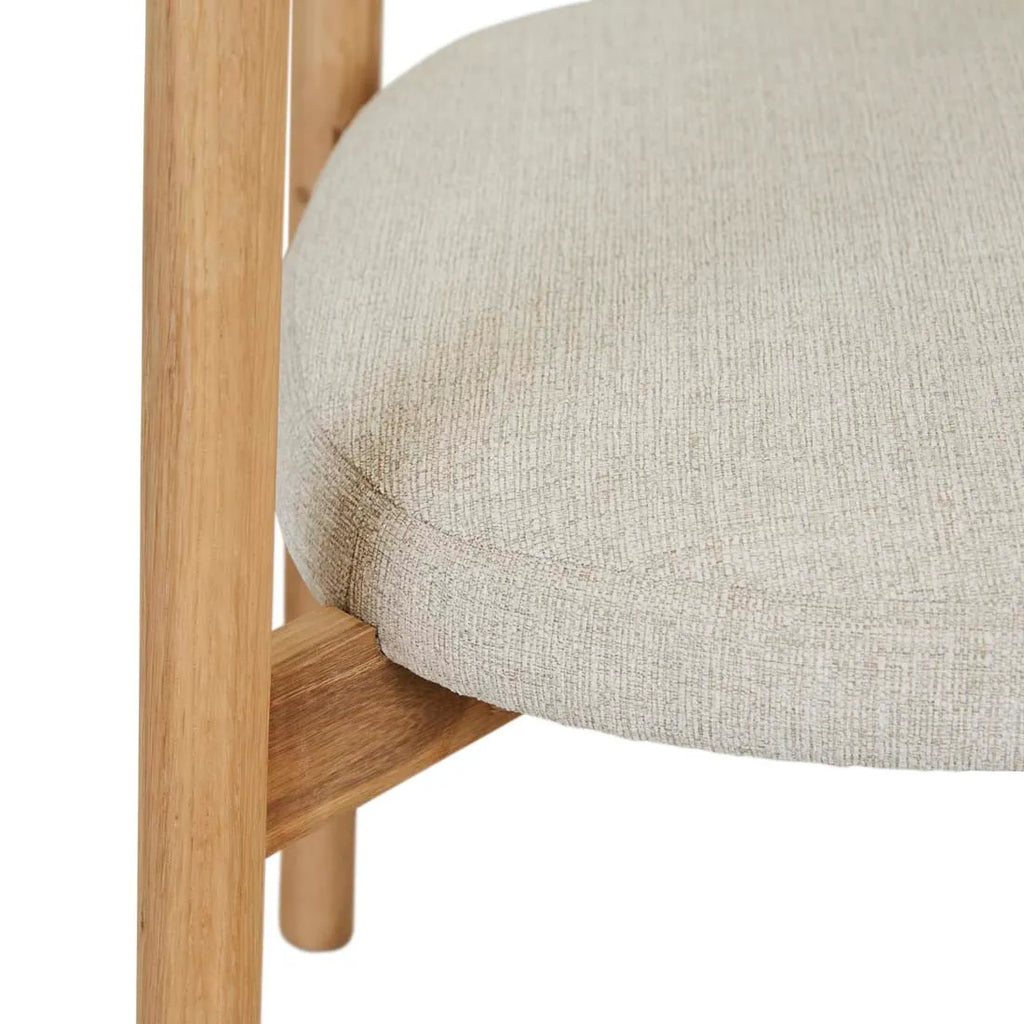 Olsen Dining Chair Sandcastle Tweed