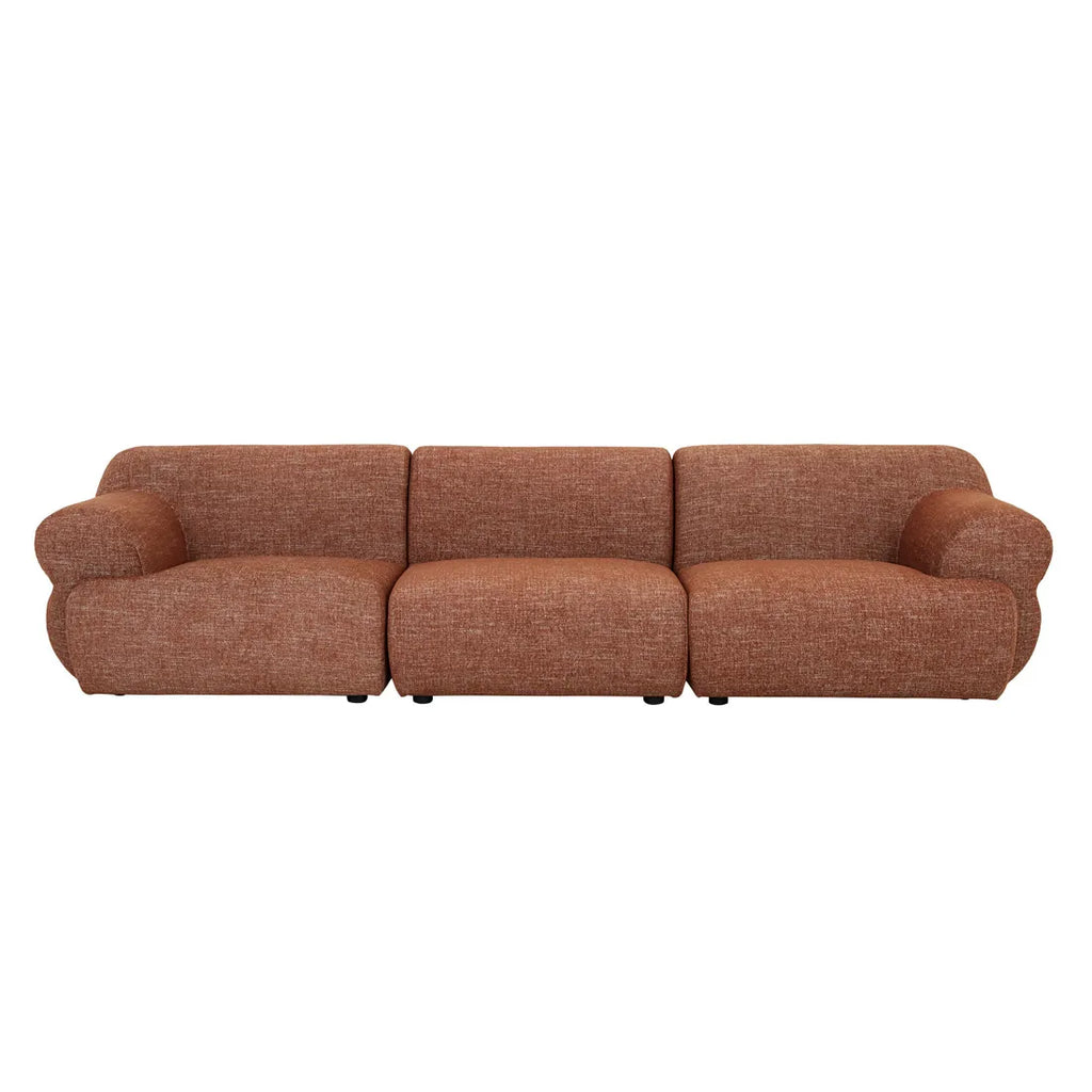 Juno Cloud Left Arm Sofa Brick