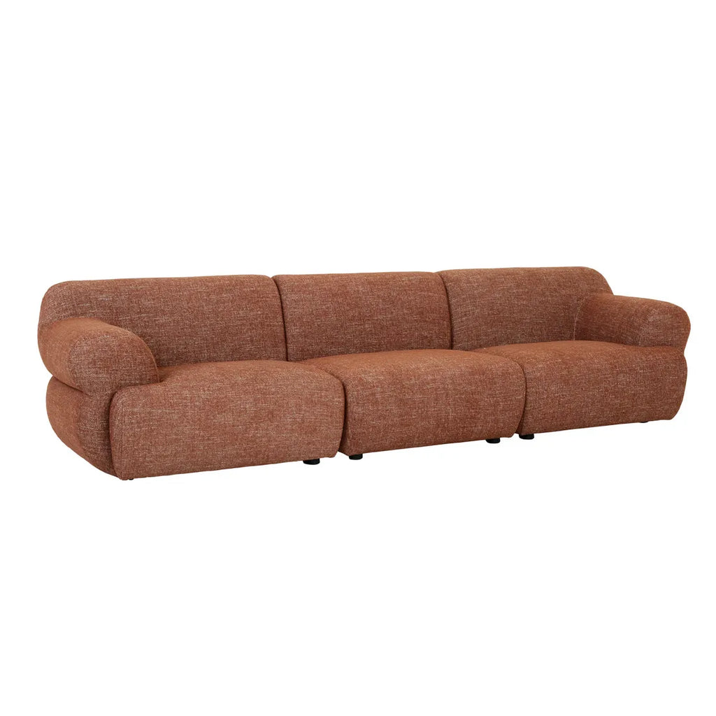 Juno Cloud Left Arm Sofa Brick
