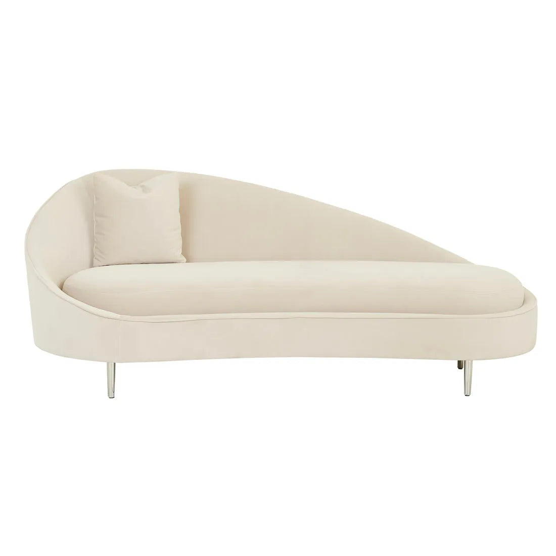 Juno Slope Rise Day Bed Pearl Velvet