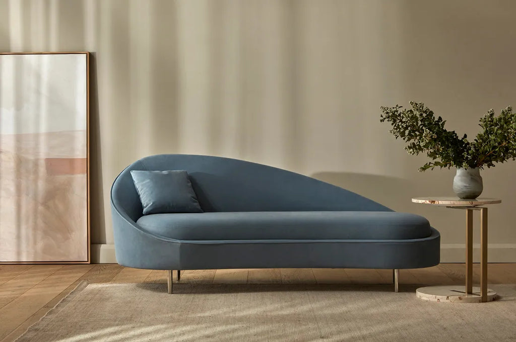 Juno Slope Rise Day Bed Celeste Velvet