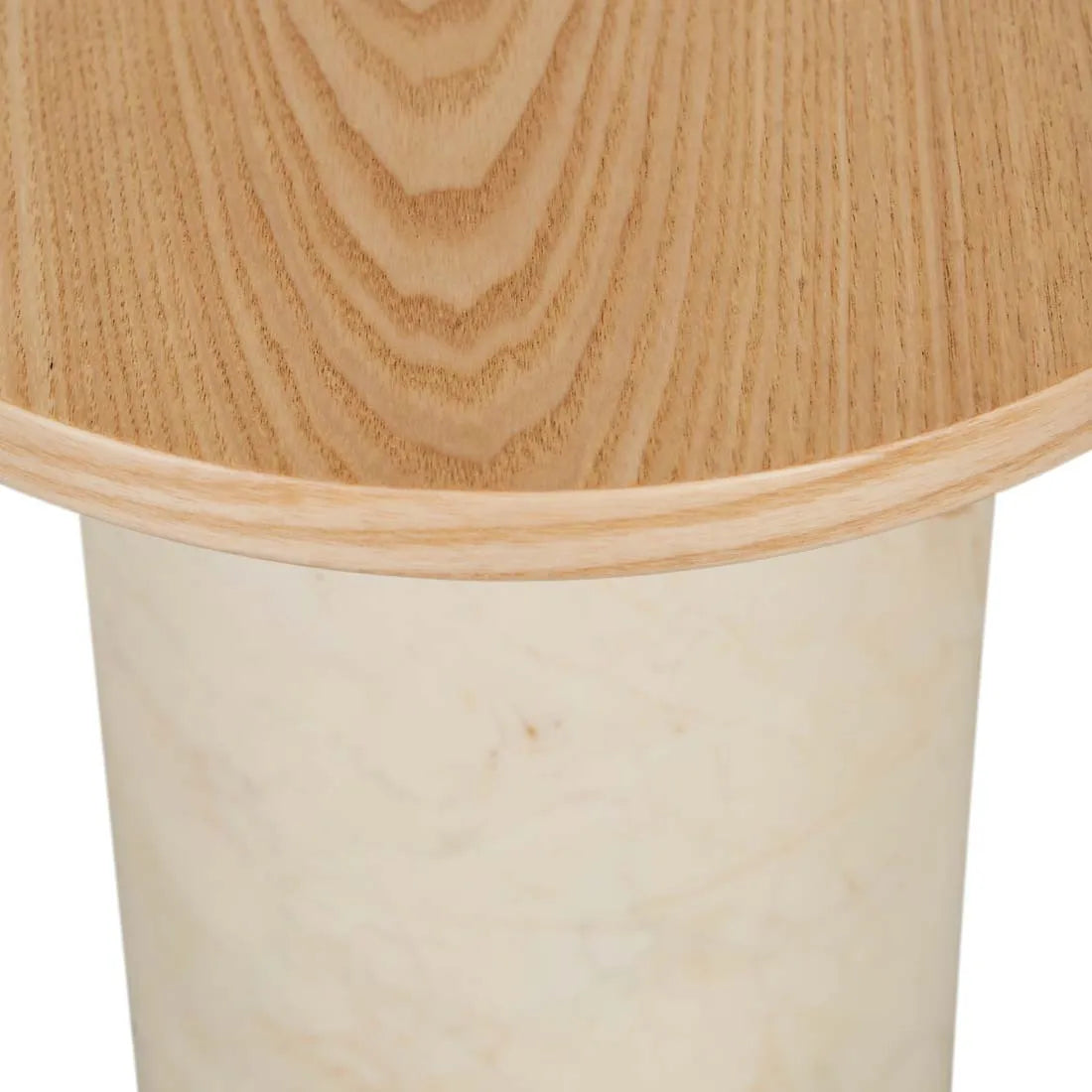 Pablo Side Table Natural/Brown Vein Marble