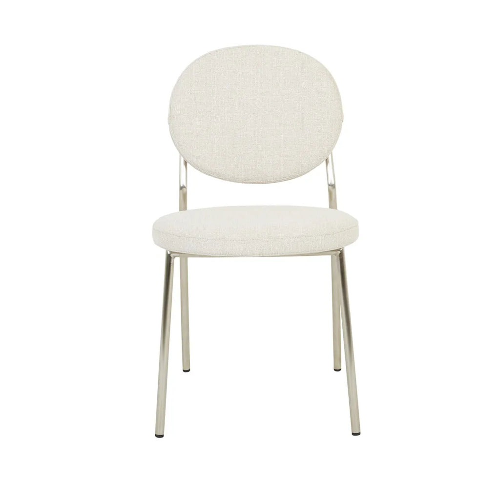 Laylah Loop Dining Chair Sandcastle Tweed