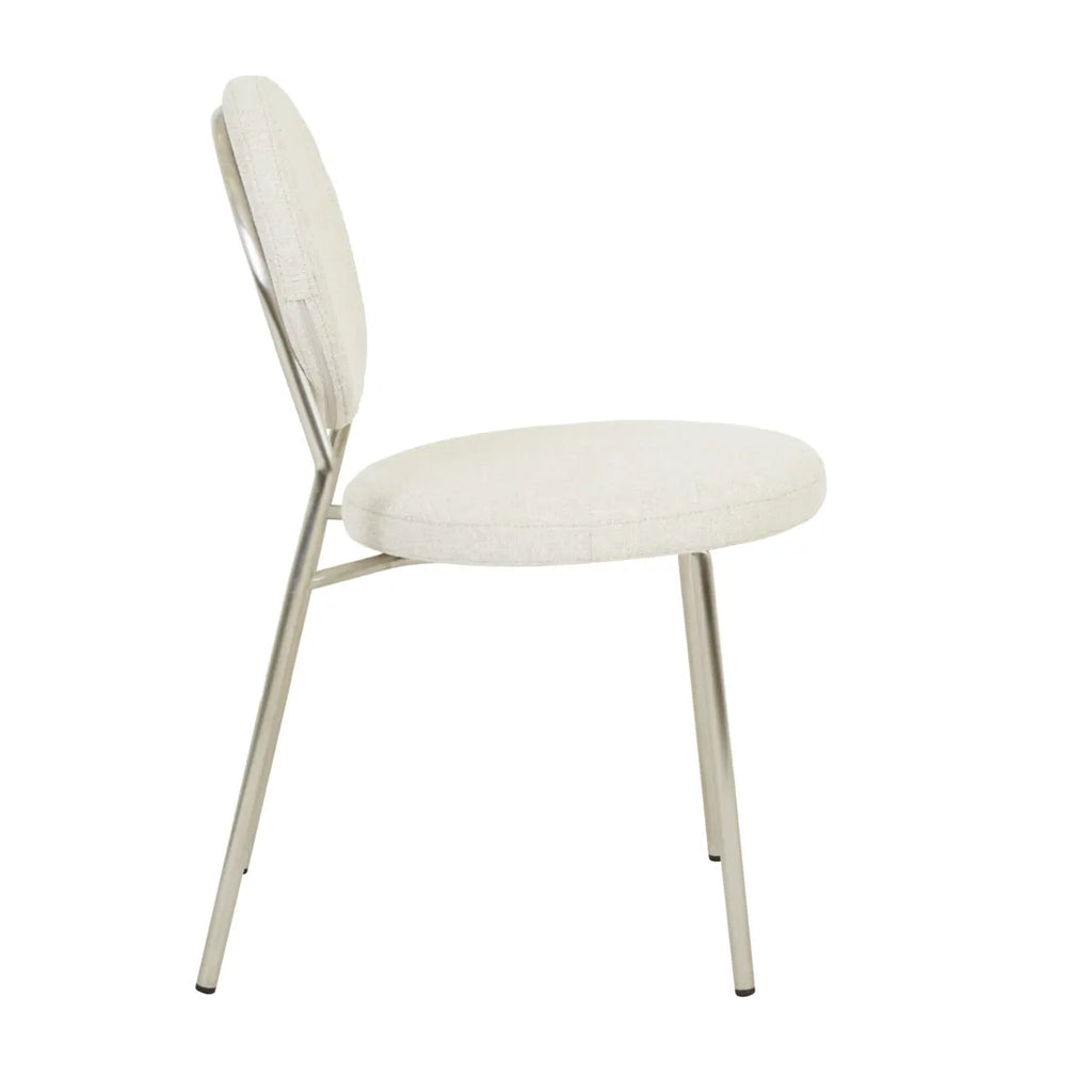 Laylah Loop Dining Chair Sandcastle Tweed