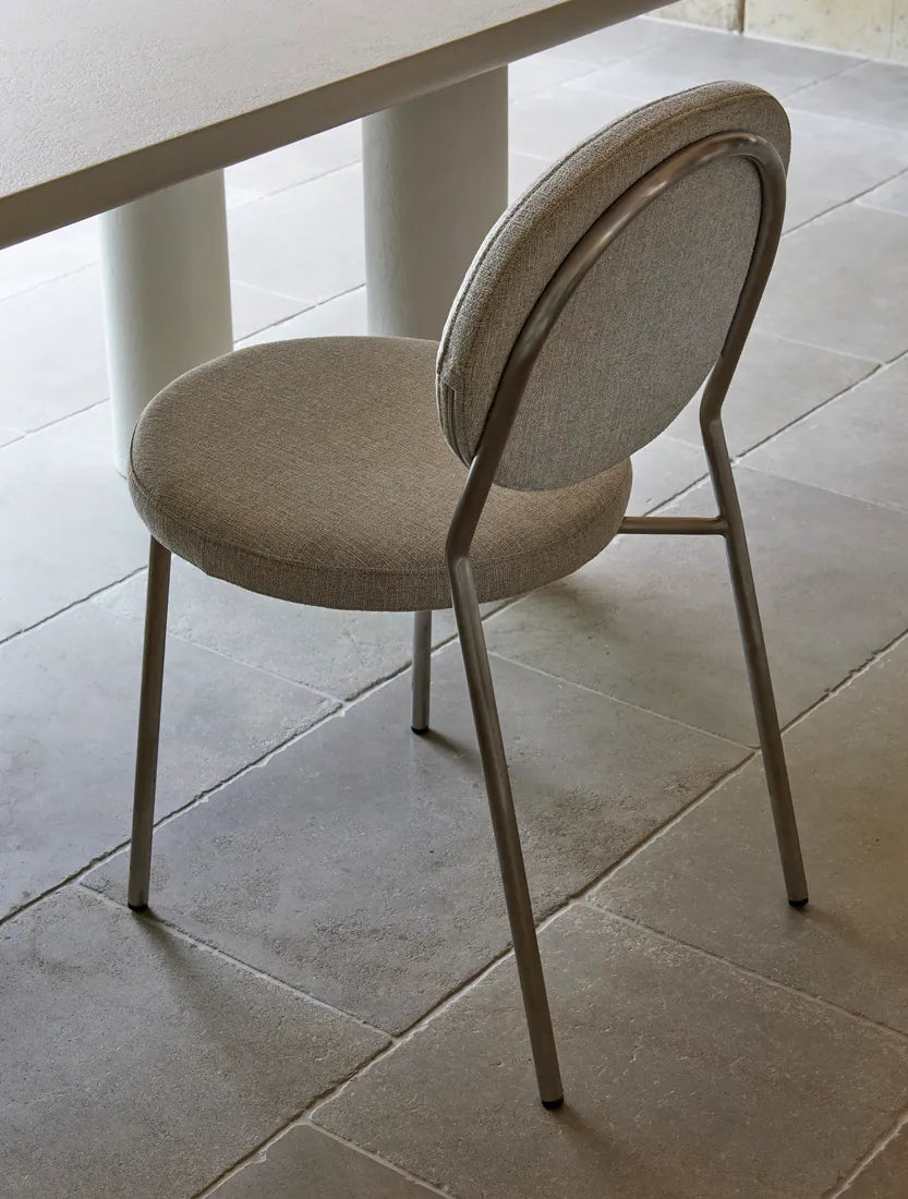 Laylah Loop Dining Chair Sandcastle Tweed