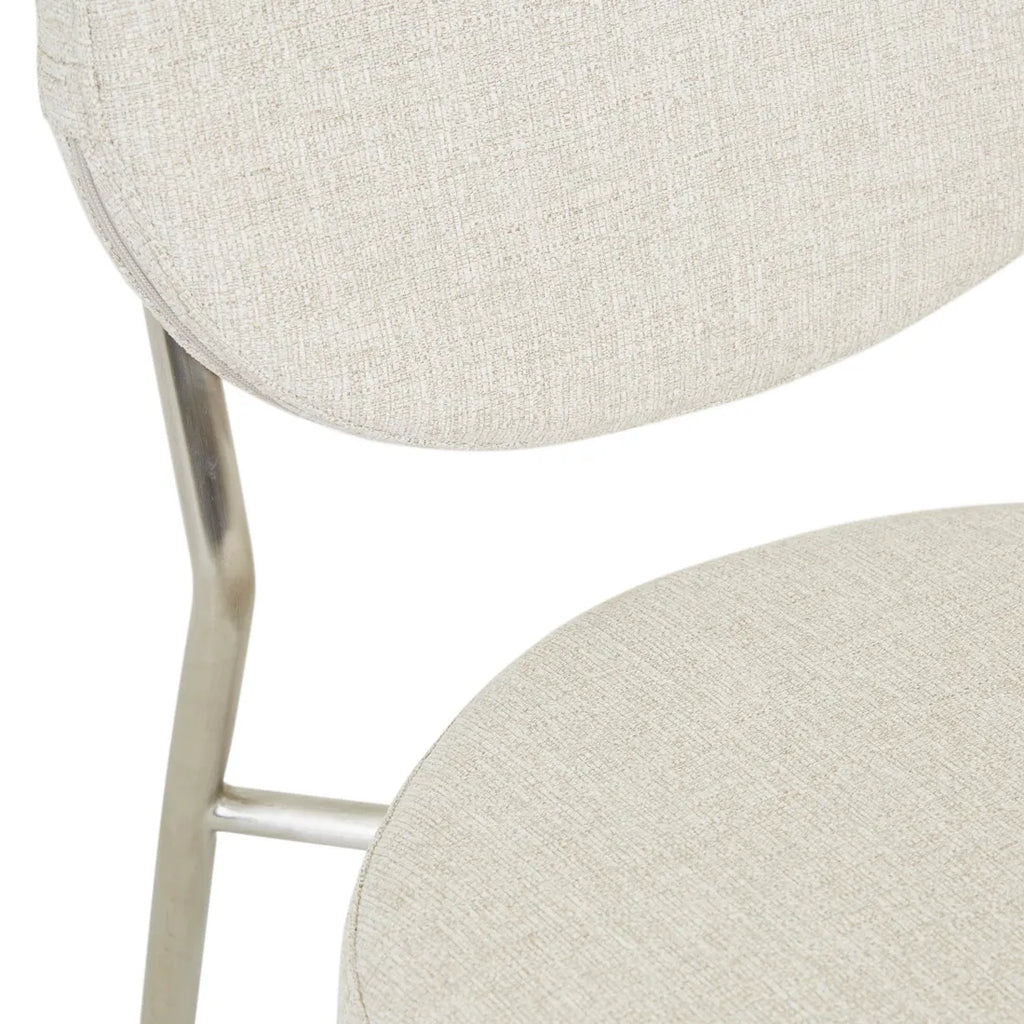Laylah Loop Dining Chair Sandcastle Tweed