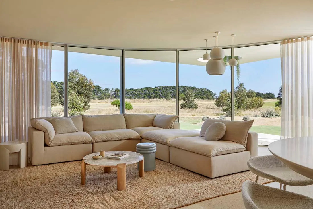 Madrid Retreat Corner Sofa Dove Linen
