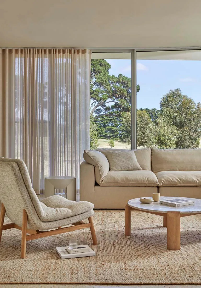 Madrid Retreat Centre Sofa Dove Linen
