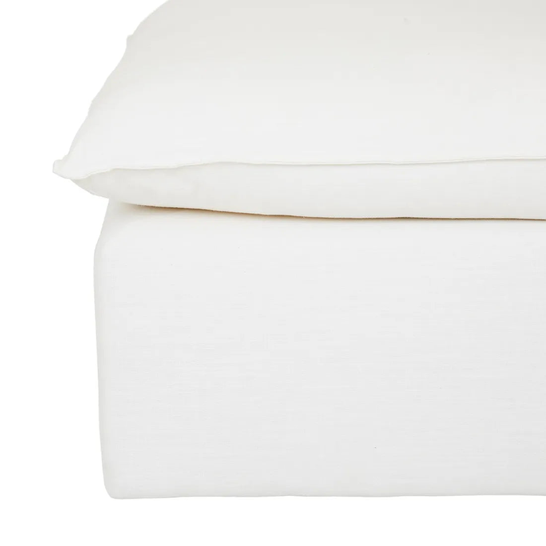 Madrid Retreat Ottoman Dove Linen