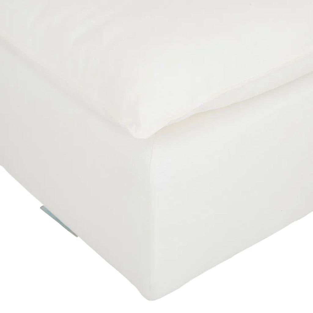 Madrid Retreat Ottoman Dove Linen