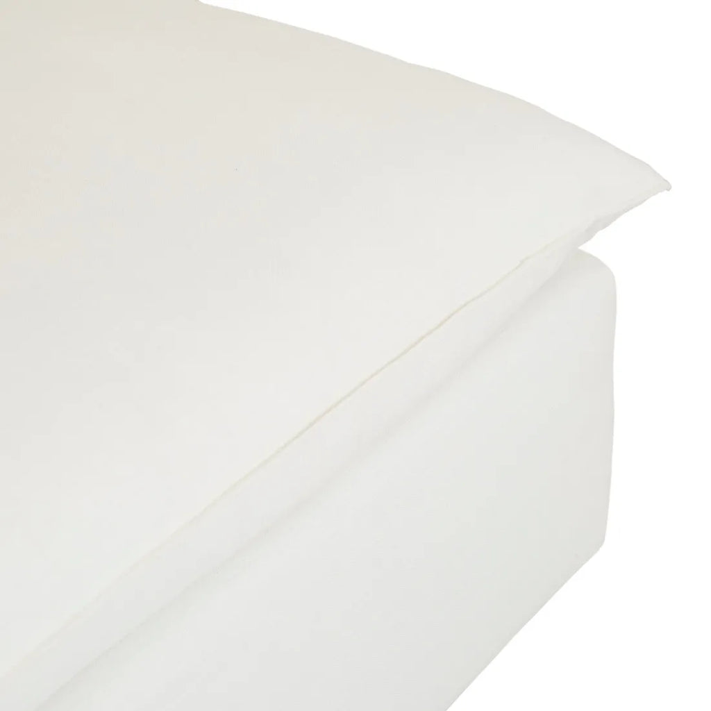 Madrid Retreat Ottoman Dove Linen
