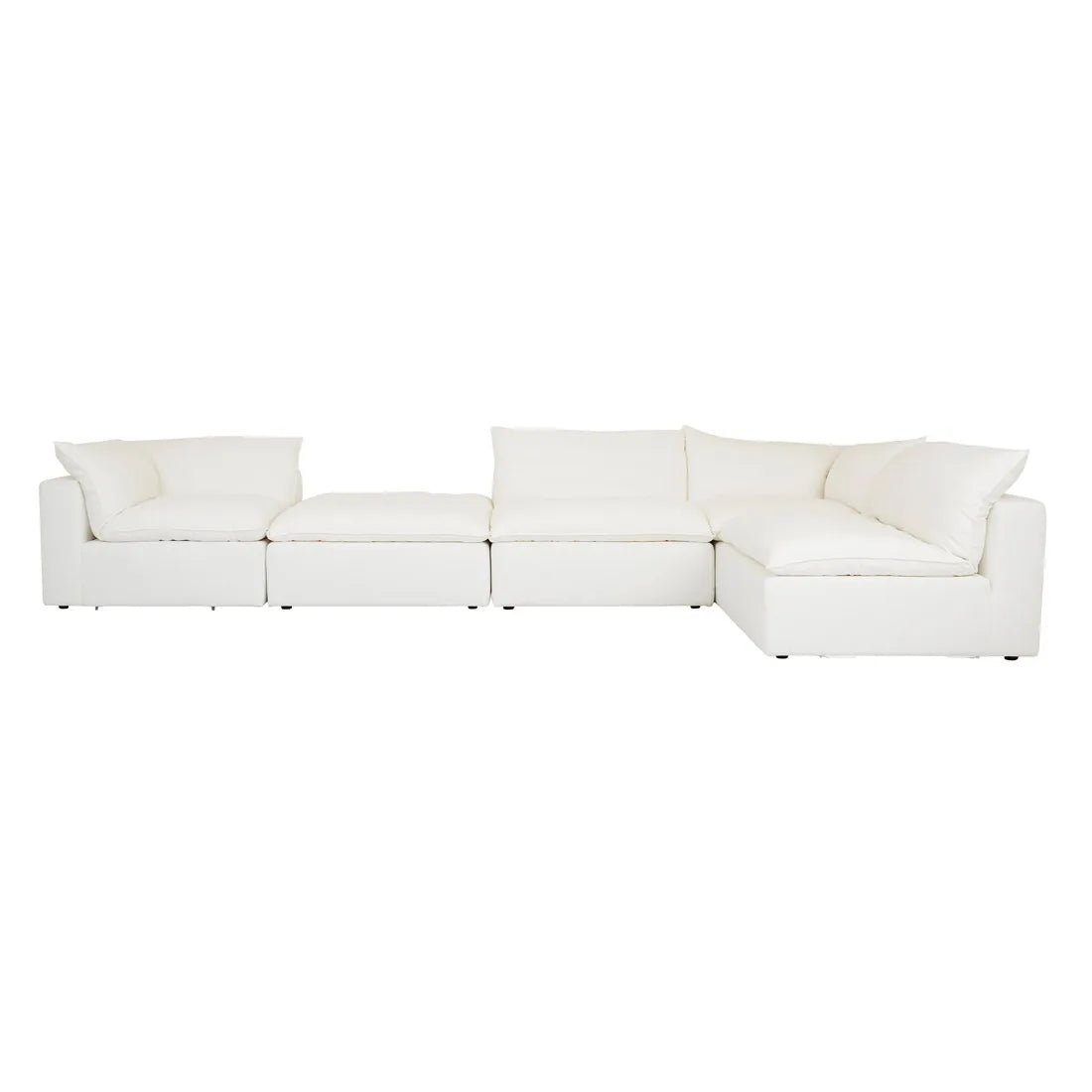 Madrid Retreat Ottoman Dove Linen