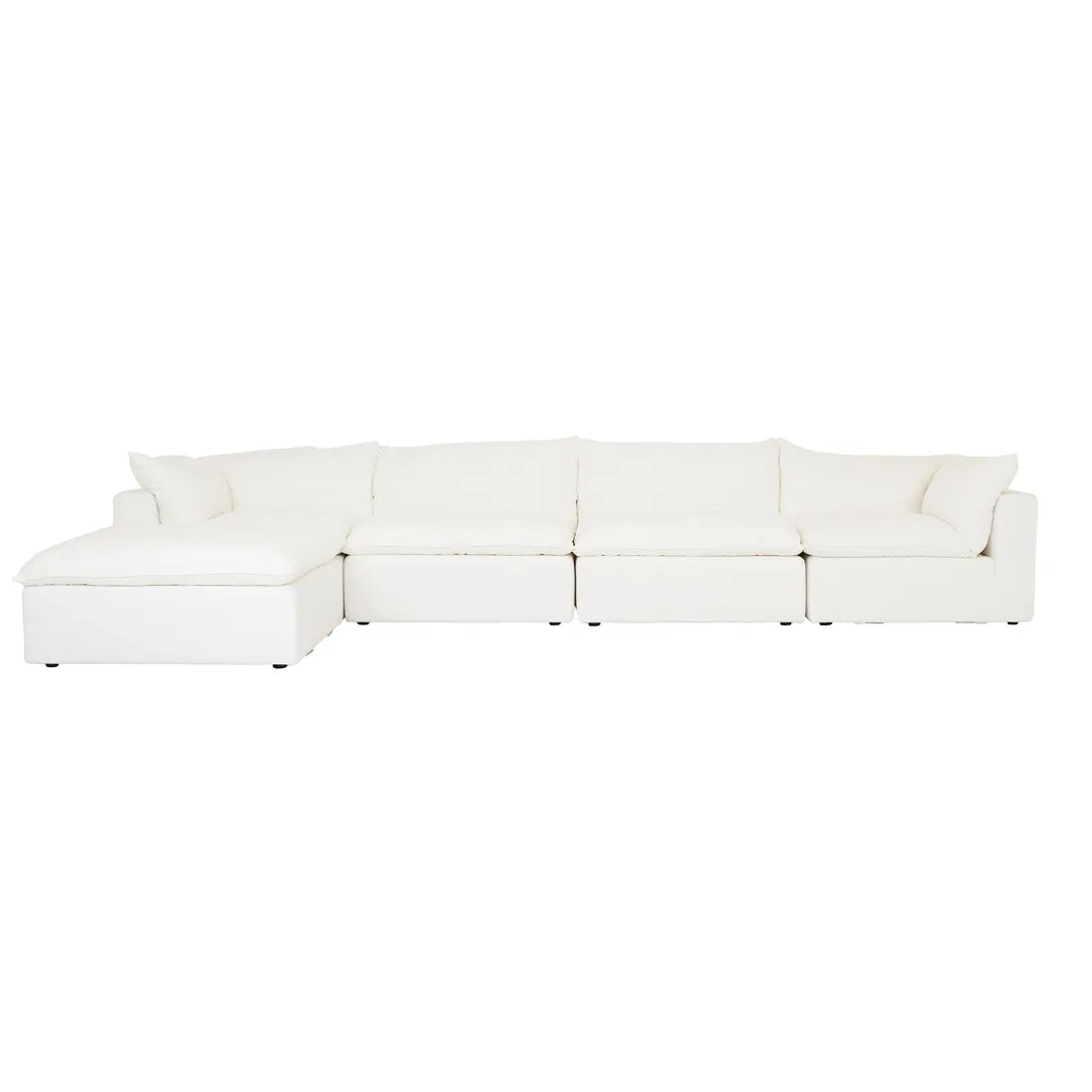 Madrid Retreat Ottoman Dove Linen