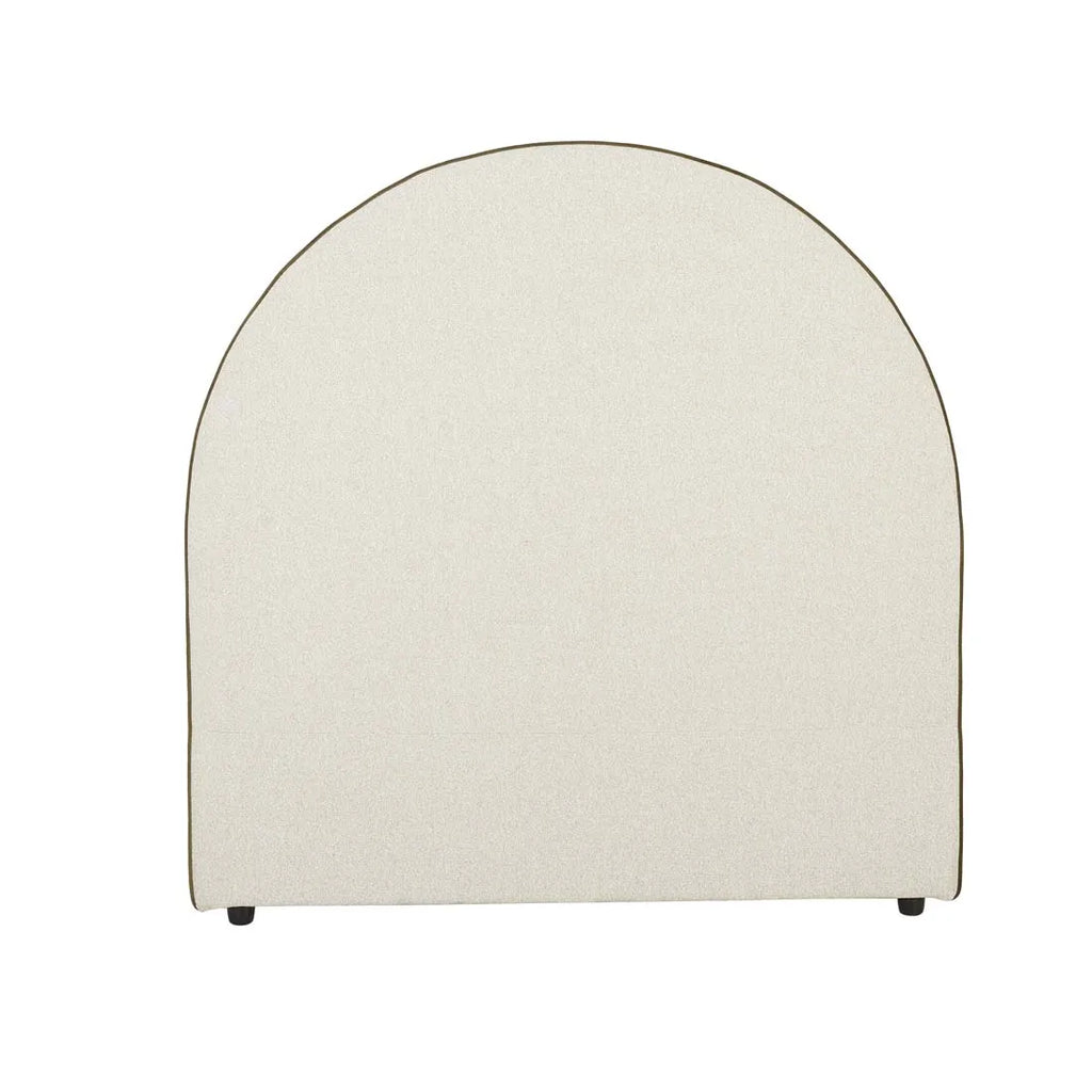 Madrid Arch Bedhead Queen Wheat/Loden