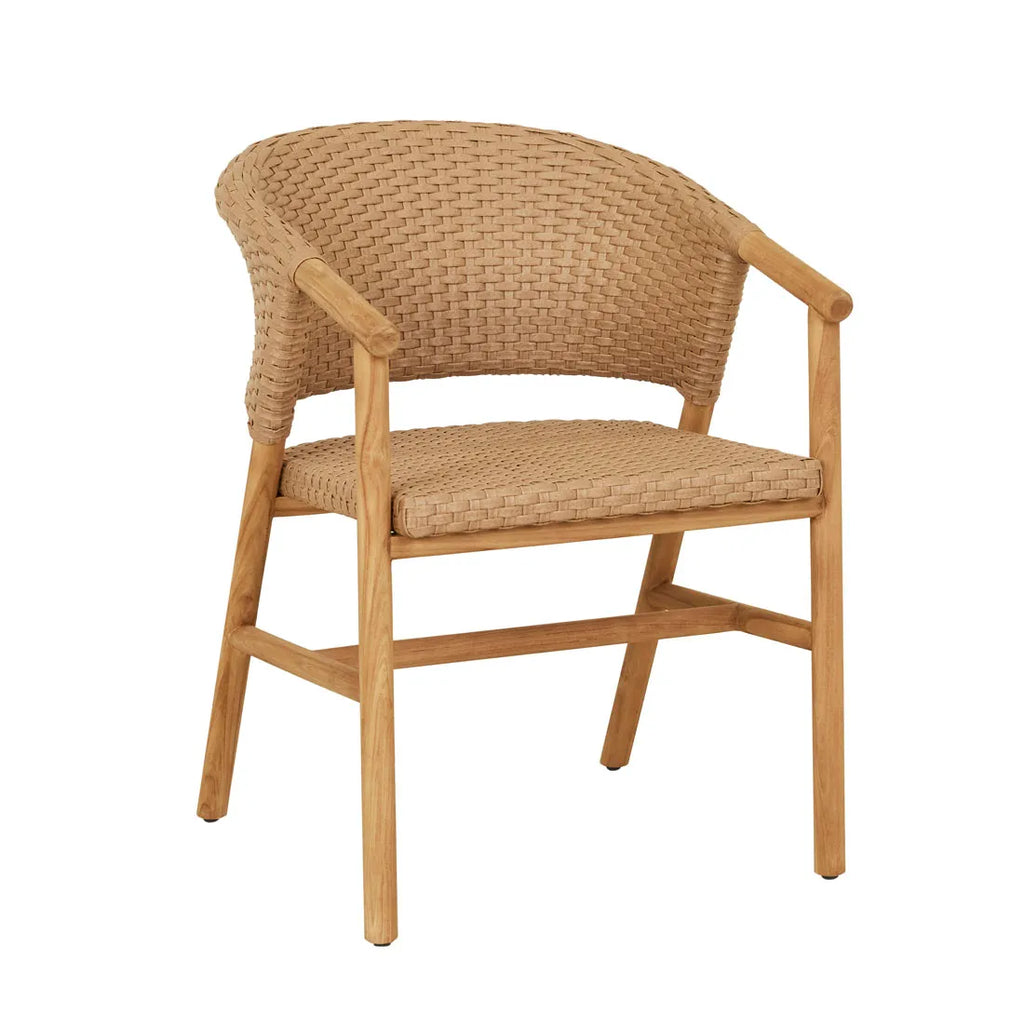 Mauritius Wrap Dining Chair Safari Weave