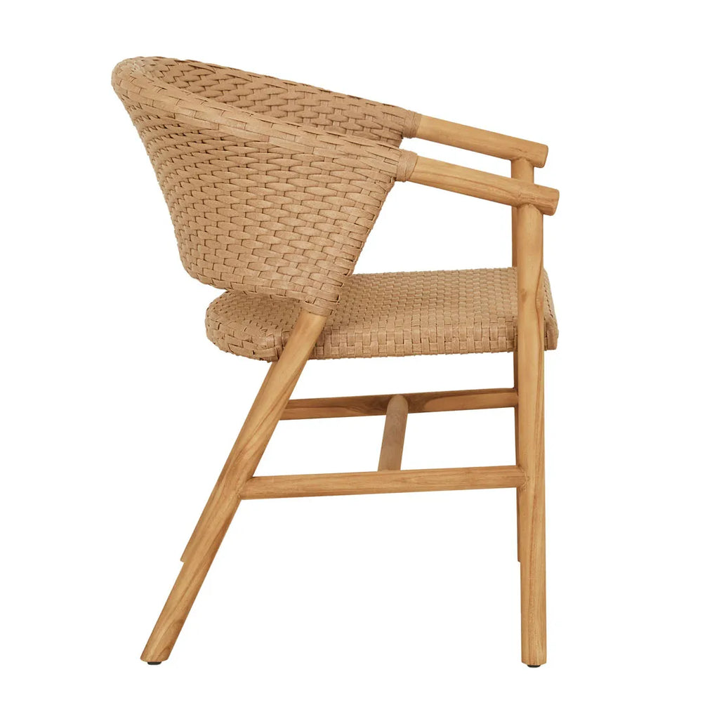Mauritius Wrap Dining Chair Safari Weave