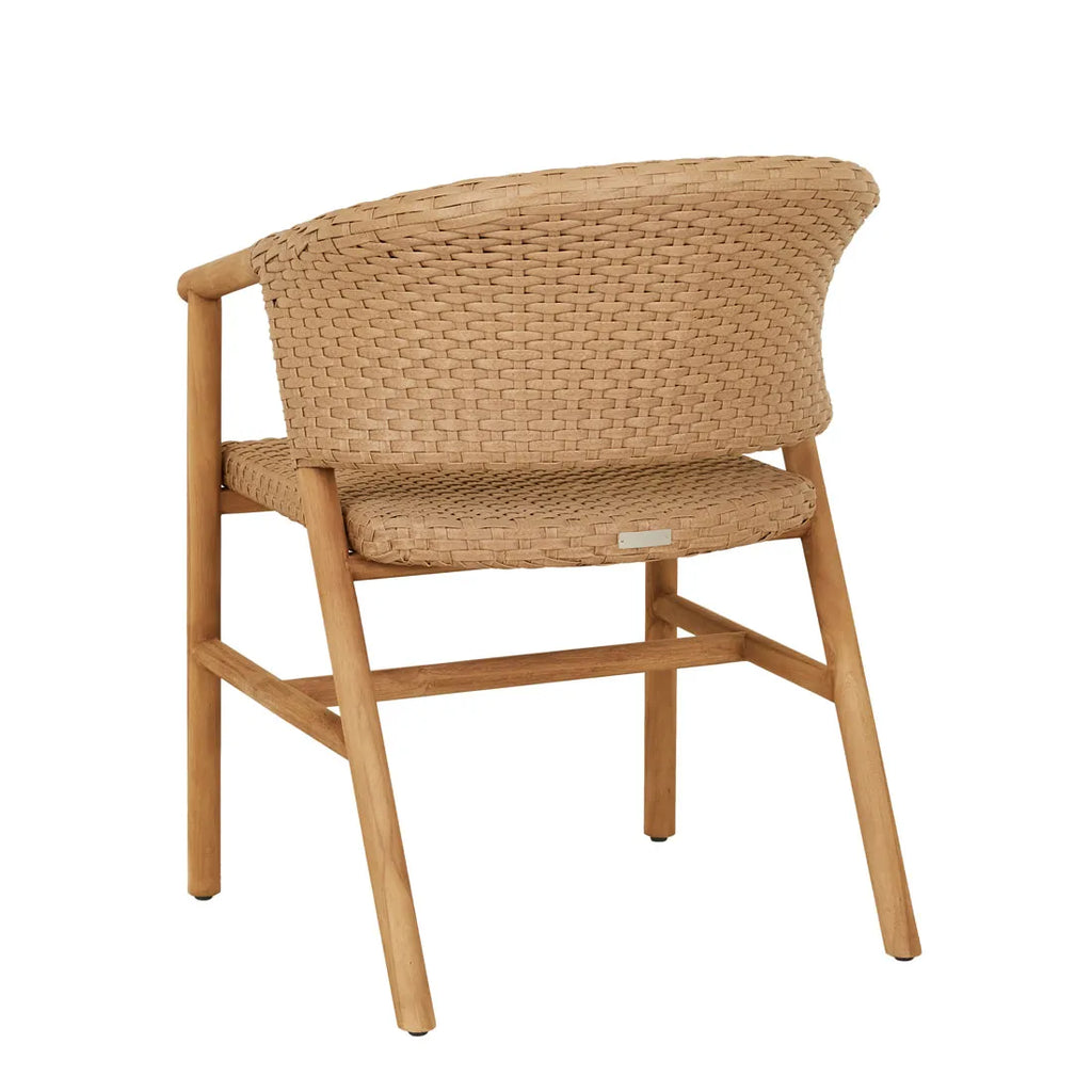 Mauritius Wrap Dining Chair Safari Weave