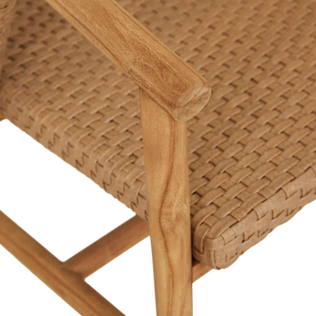 Mauritius Wrap Dining Chair Safari Weave
