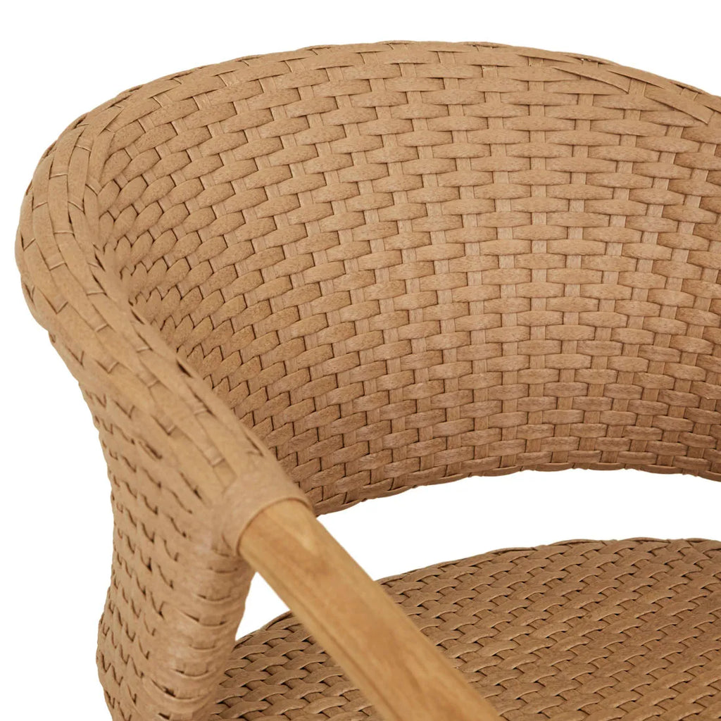 Mauritius Wrap Dining Chair Safari Weave