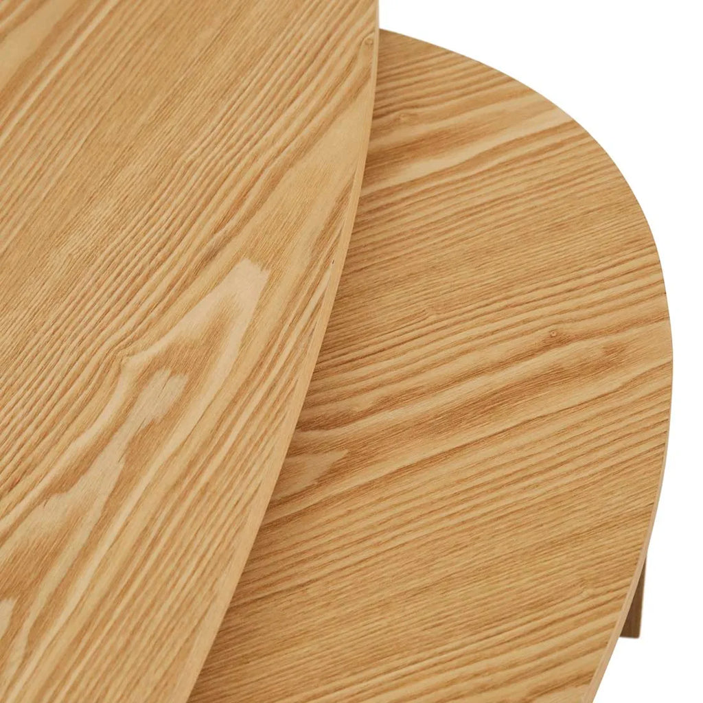Oberon Curve Nest Coffee Table Natural