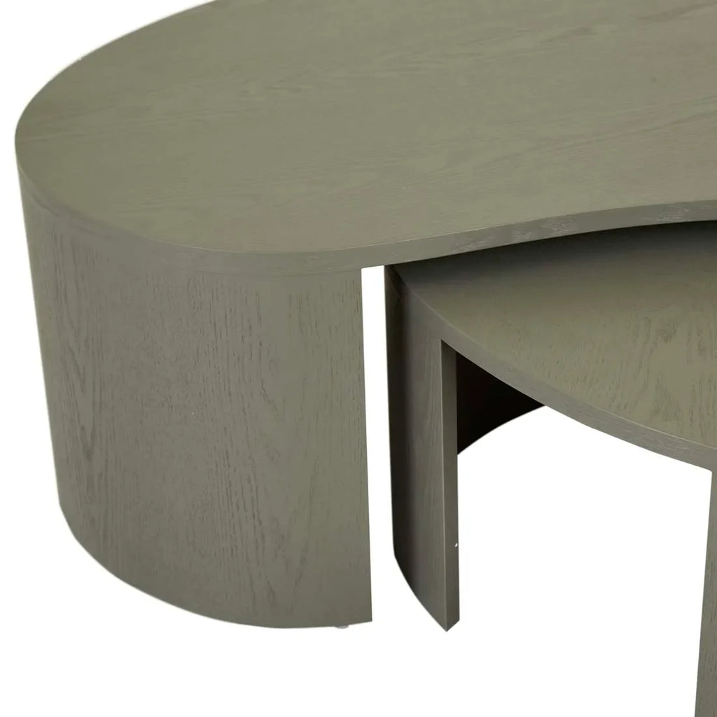 Oberon Curve Nest Coffee Table Thyme