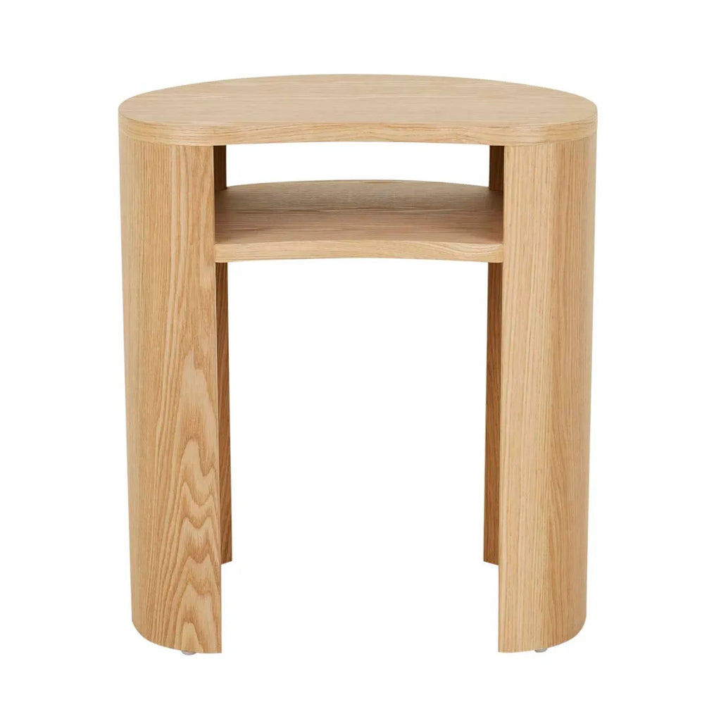 Oberon Curve Side Table Natural