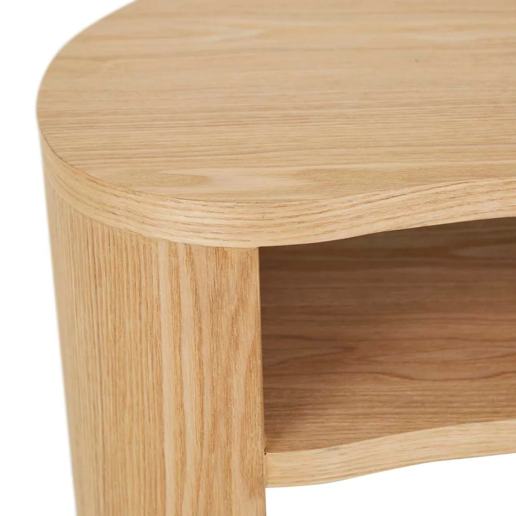 Oberon Curve Side Table Natural