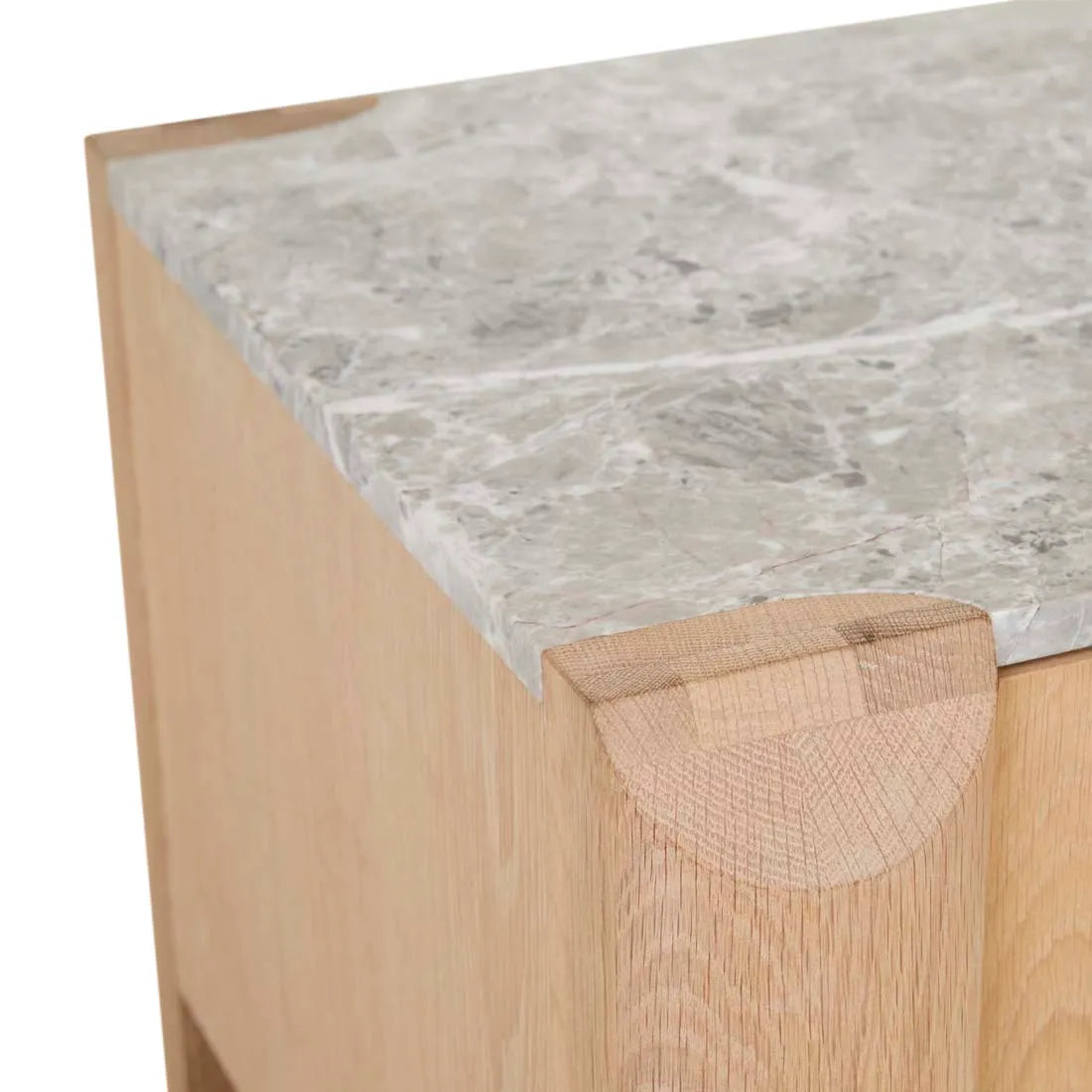 Willa Marble Entertainment Unit Grey