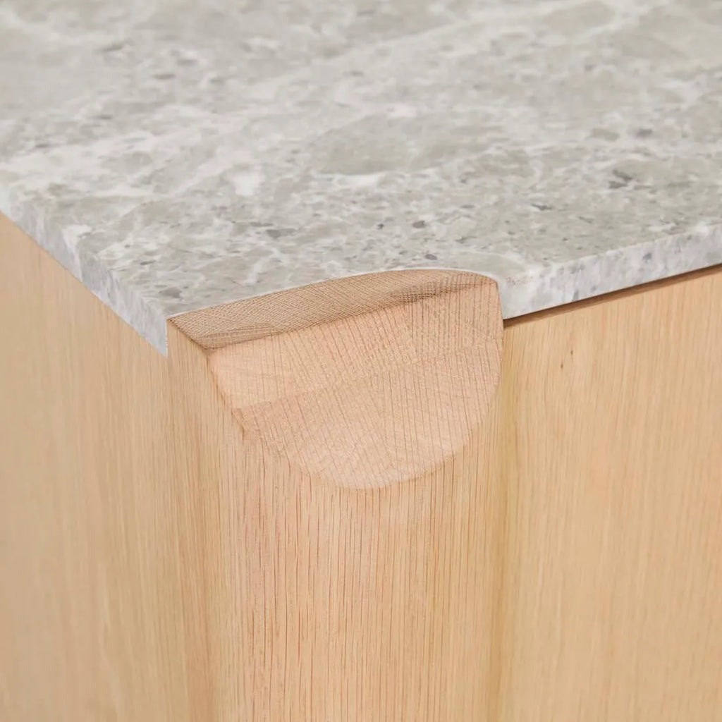 Willa Marble Buffet Natural