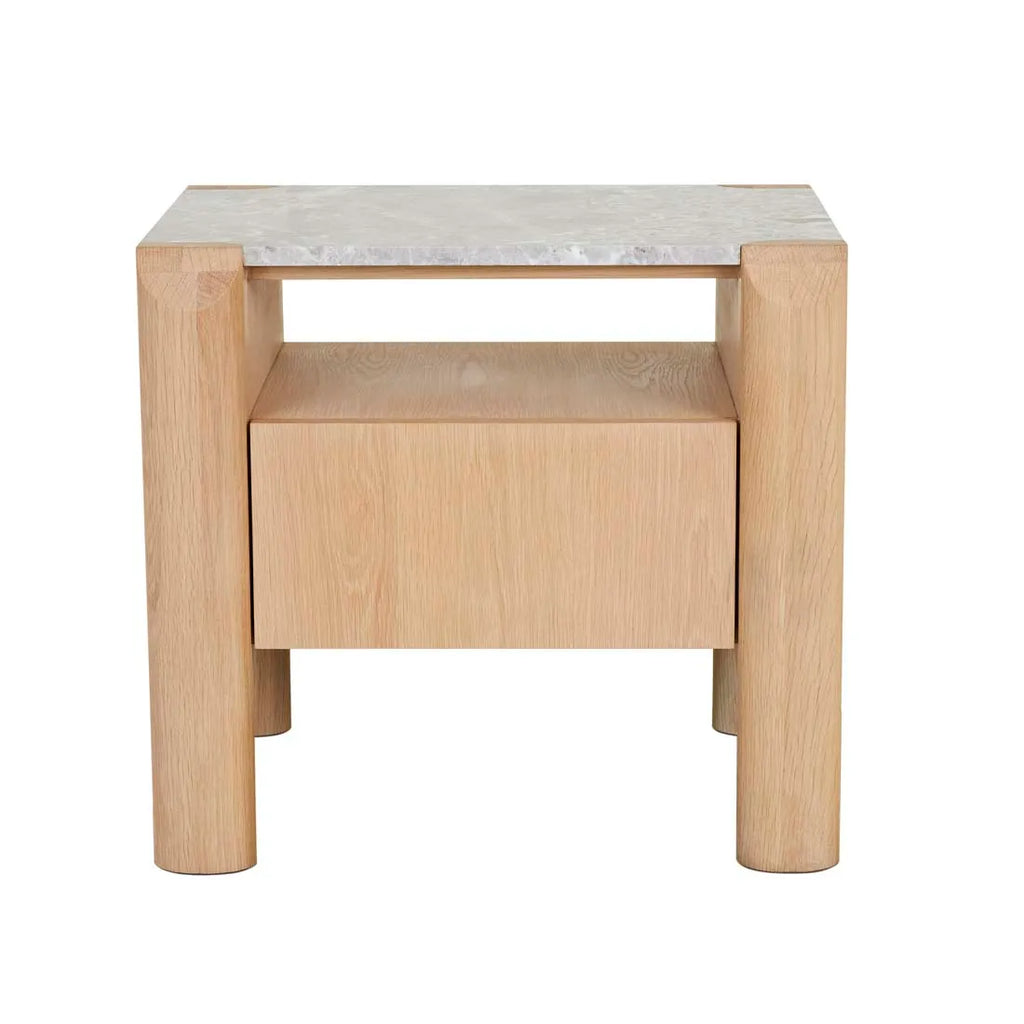 Willa Marble Bedside Grey