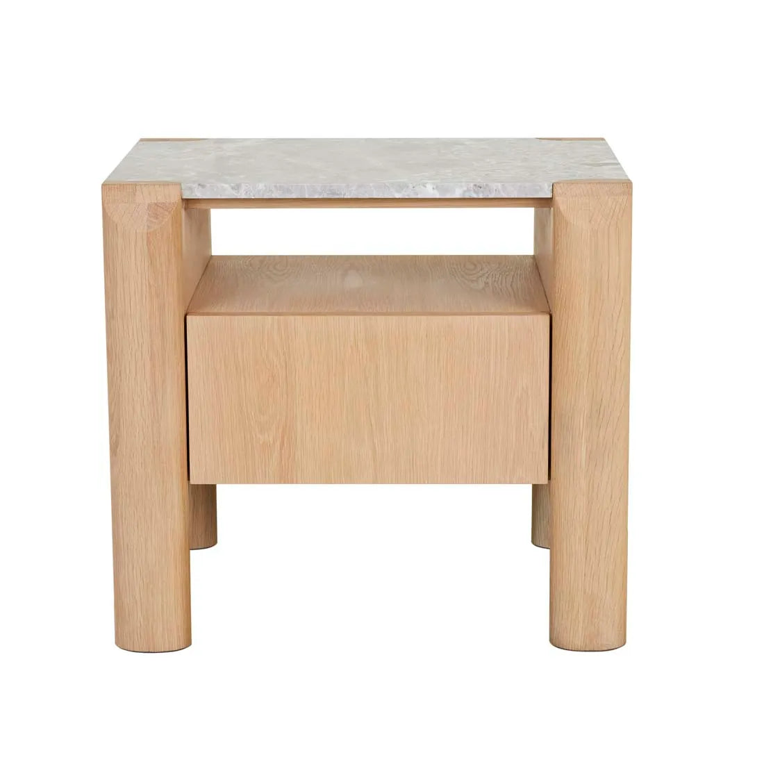 Willa Marble Bedside Grey