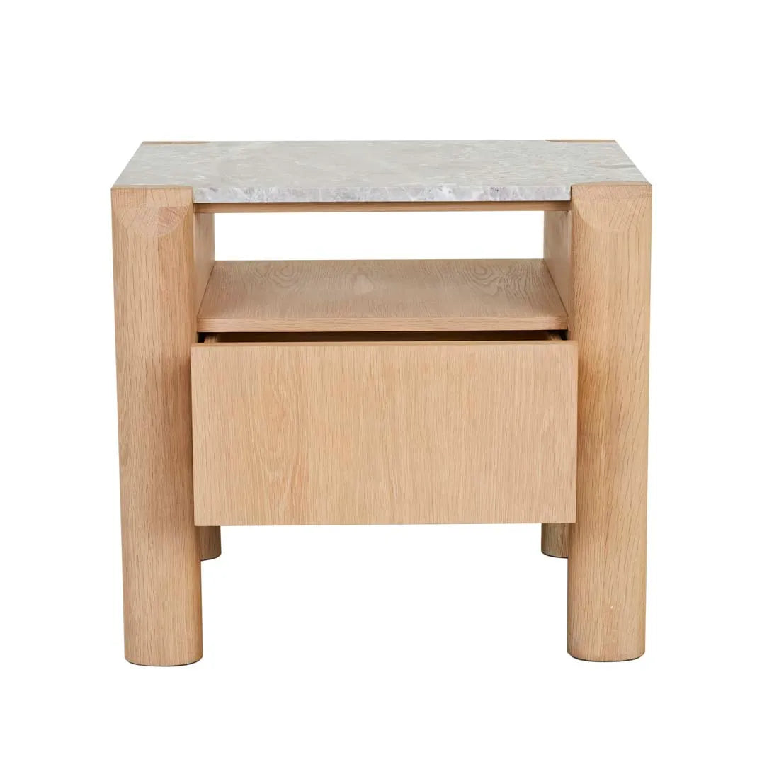 Willa Marble Bedside Grey