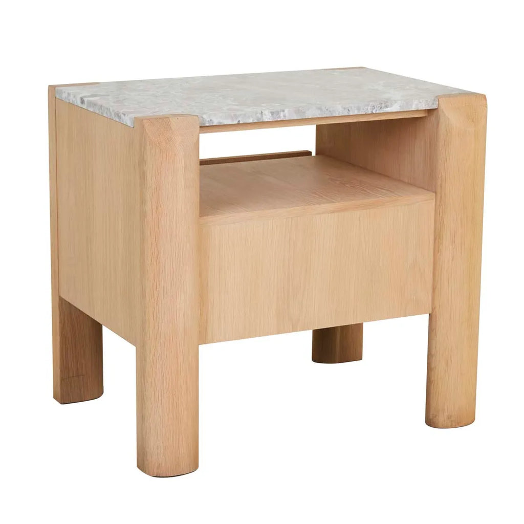 Willa Marble Bedside Grey