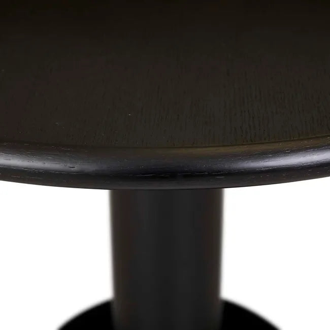 Freddie Dining Table d700mm Black