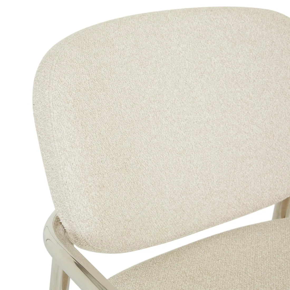 Lori Metal Armchair Brioche Boucle