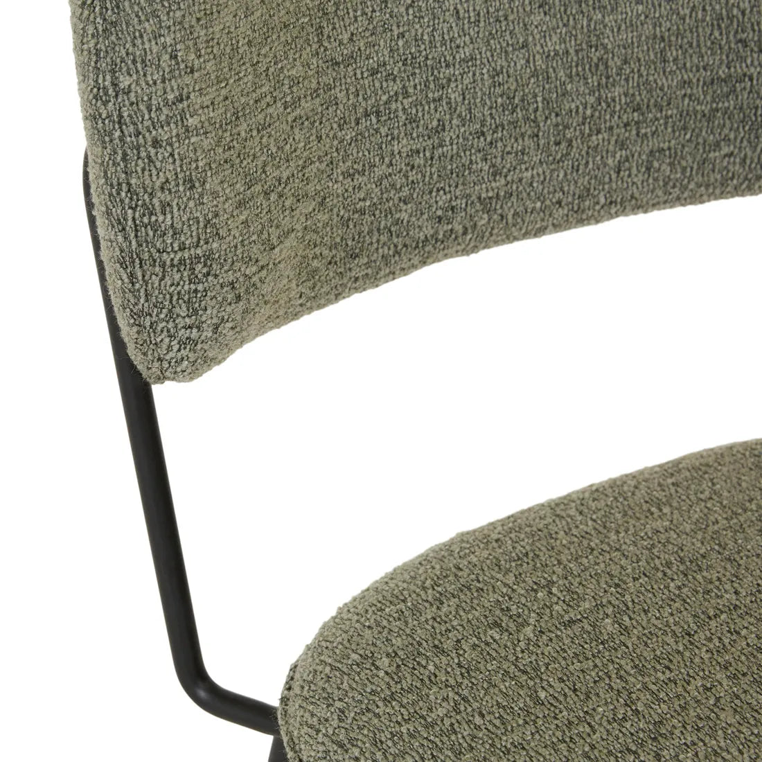 Piccolo Dining Chair Moss Tweed