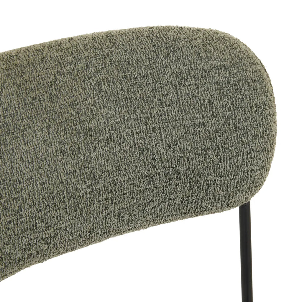 Piccolo Dining Chair Moss Tweed