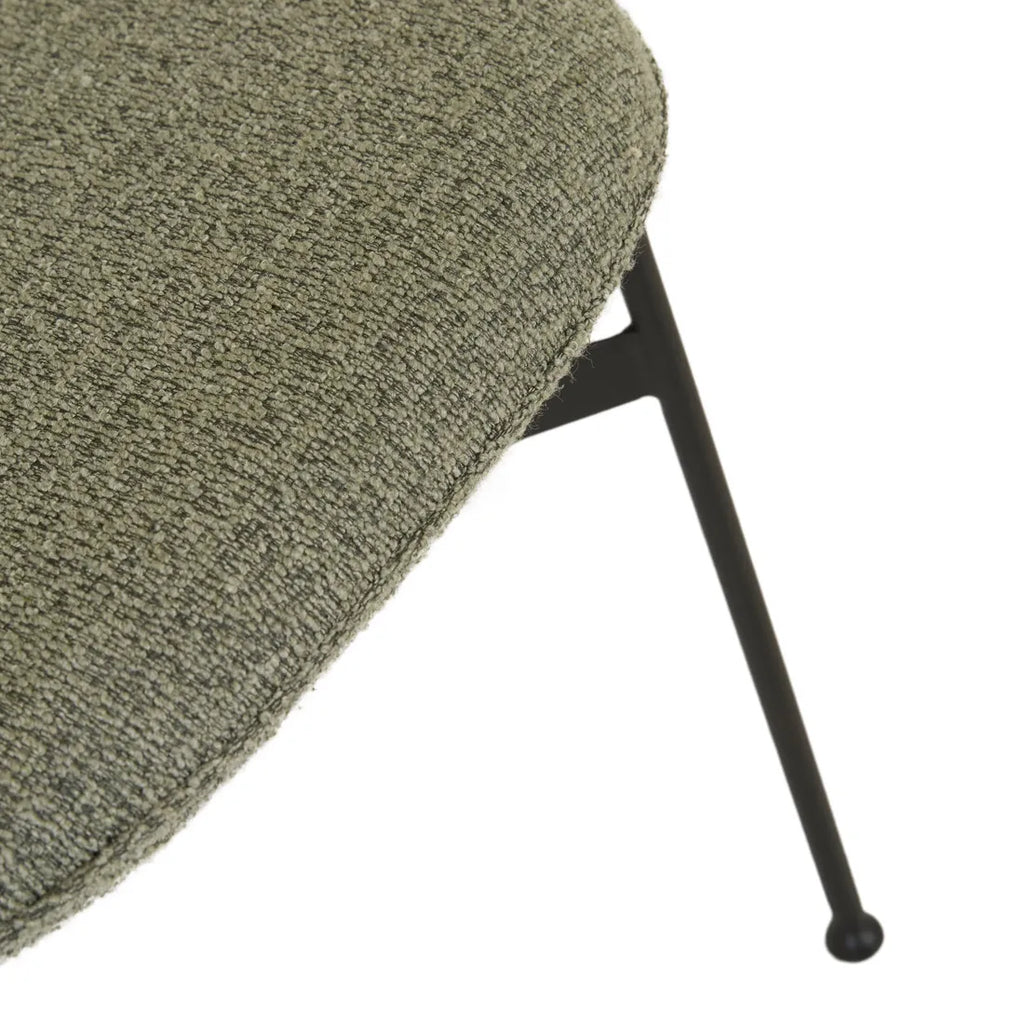 Piccolo Dining Chair Moss Tweed