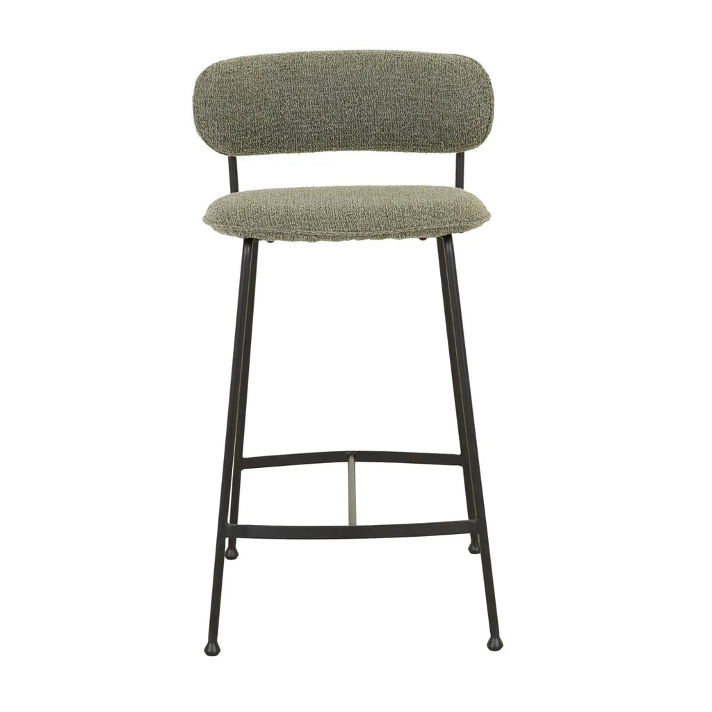 Piccolo Barstool Moss Tweed