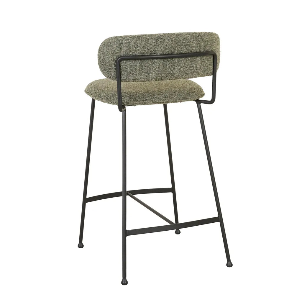 Piccolo Barstool Moss Tweed