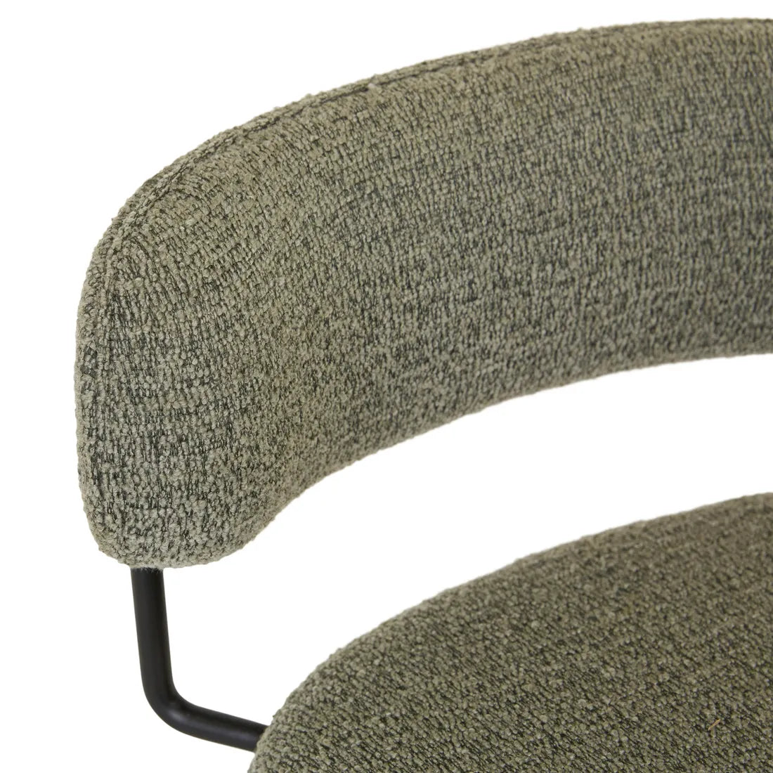 Piccolo Barstool Moss Tweed