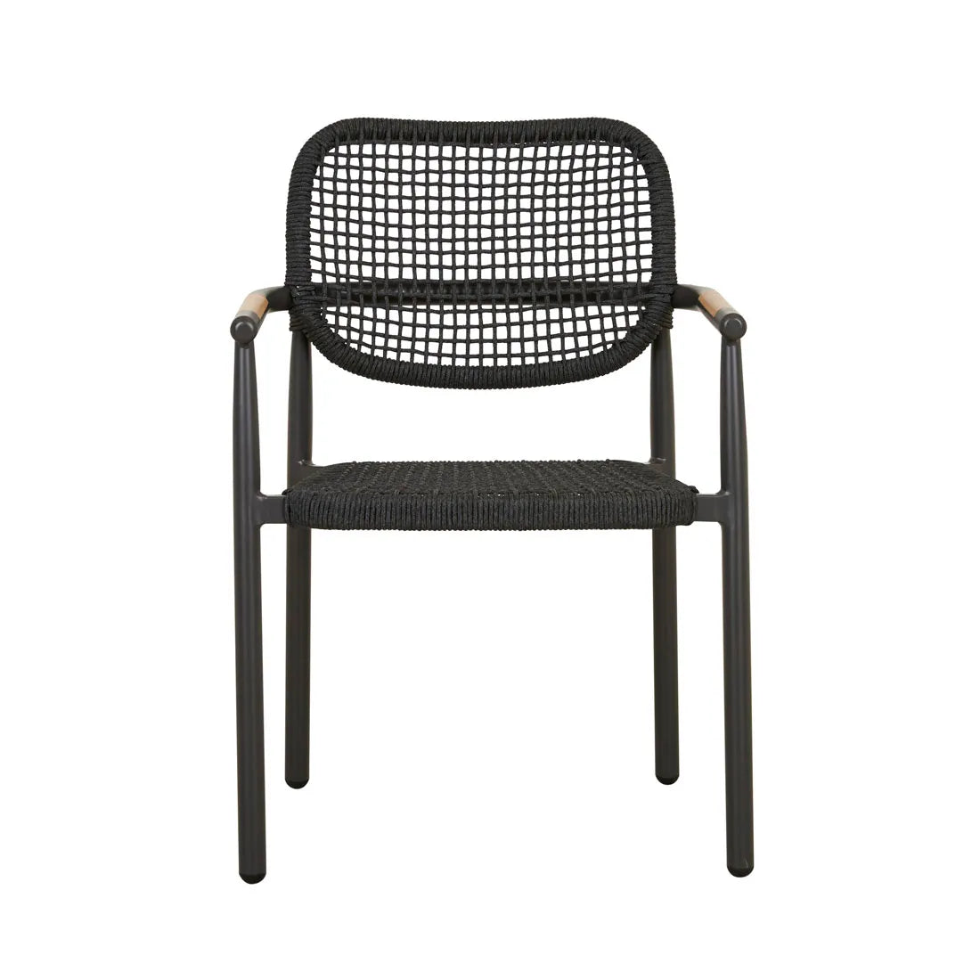 Valencia Weave Dining Chair Carbon Grey