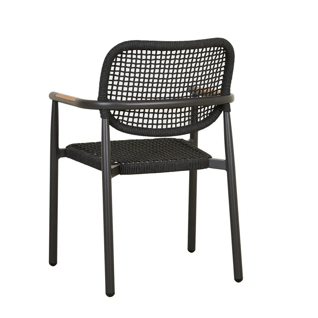 Valencia Weave Dining Chair Carbon Grey