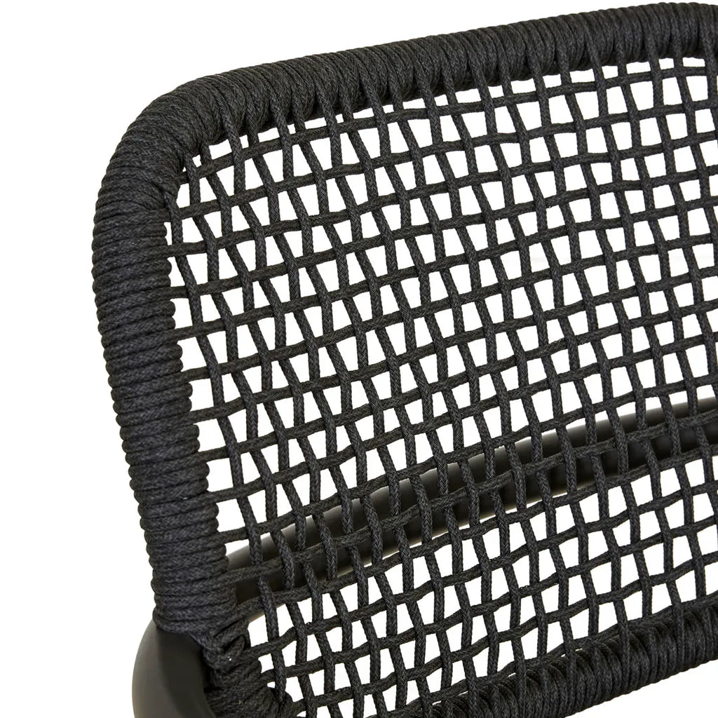 Valencia Weave Dining Chair Carbon Grey