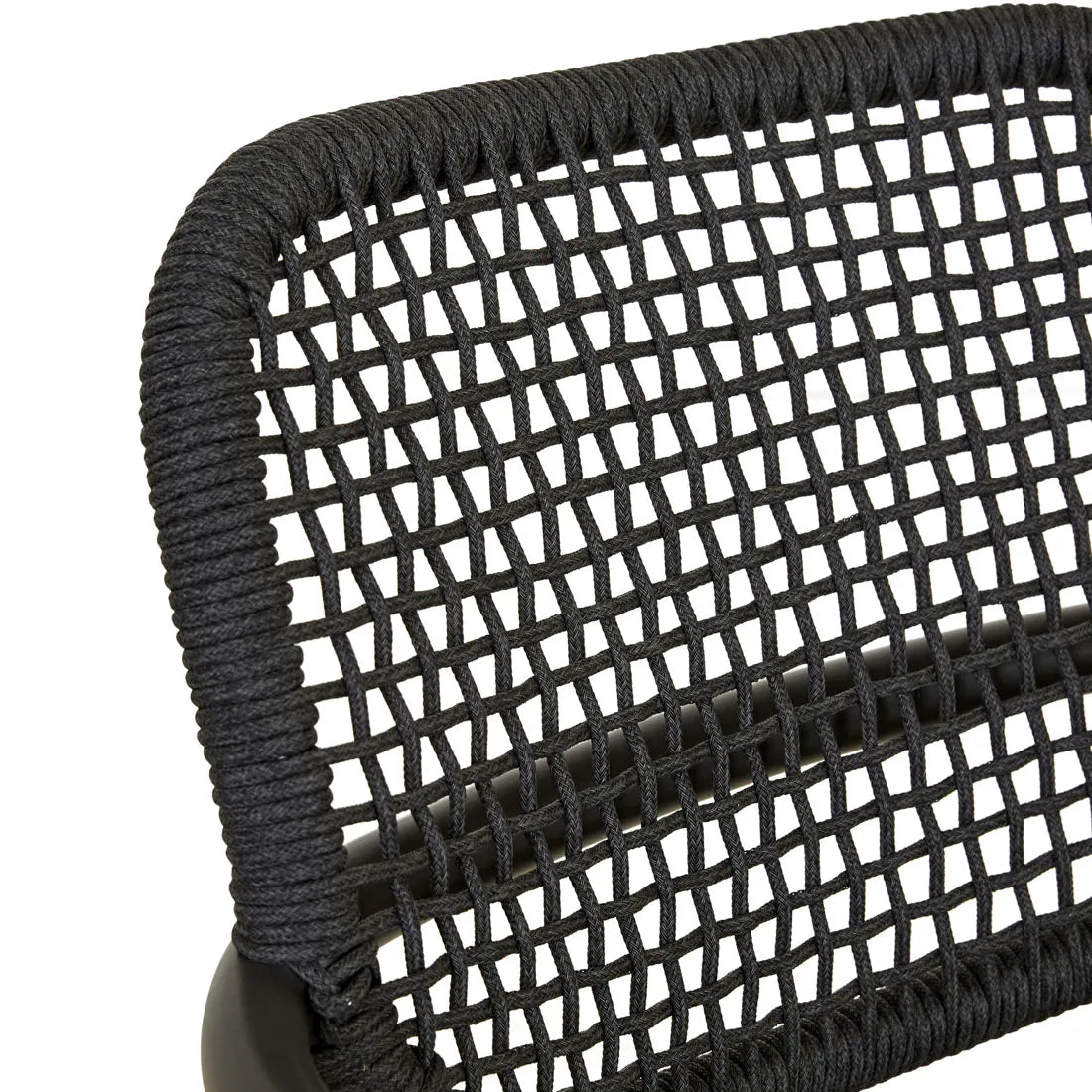 Valencia Weave Dining Chair Carbon Grey