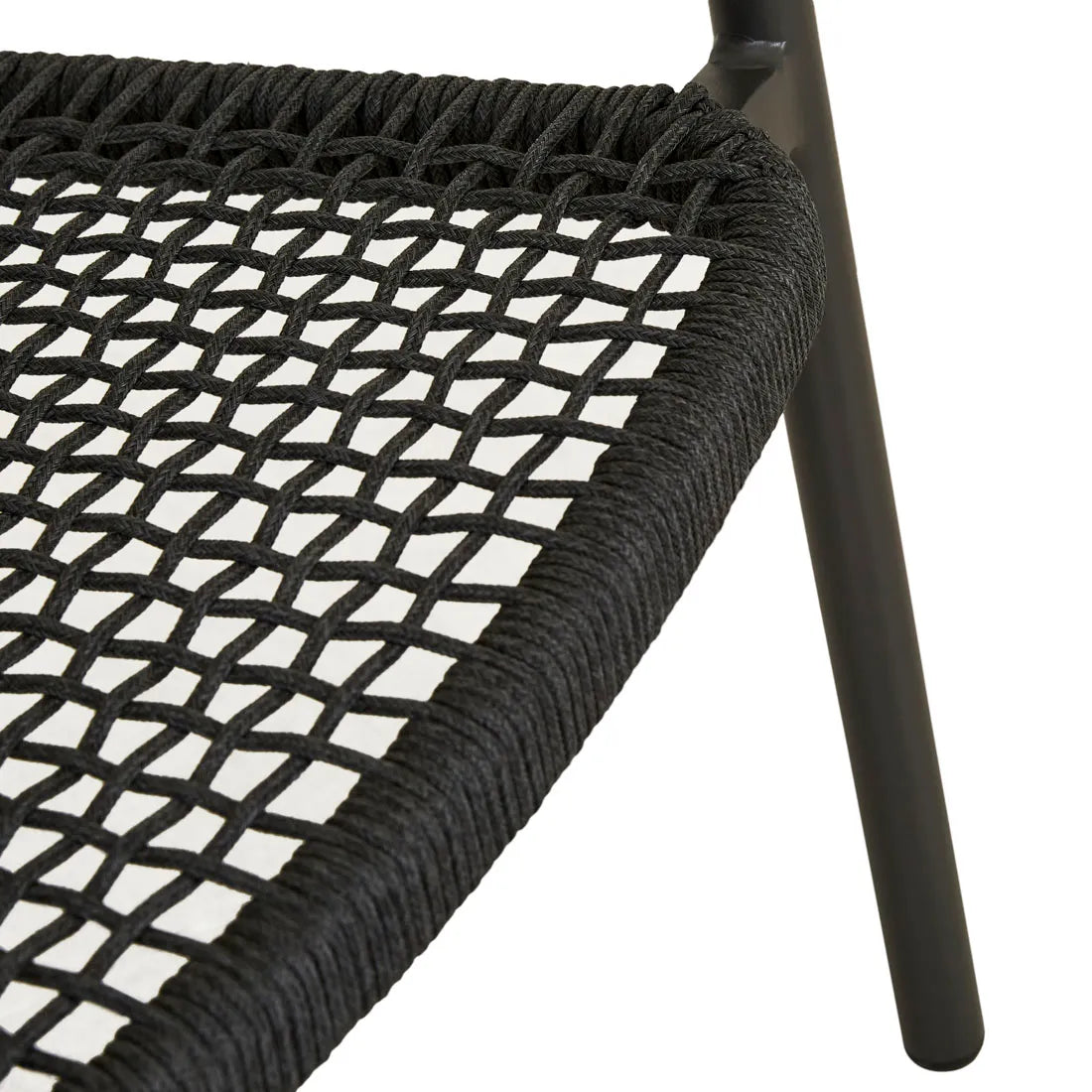 Valencia Weave Dining Chair Carbon Grey