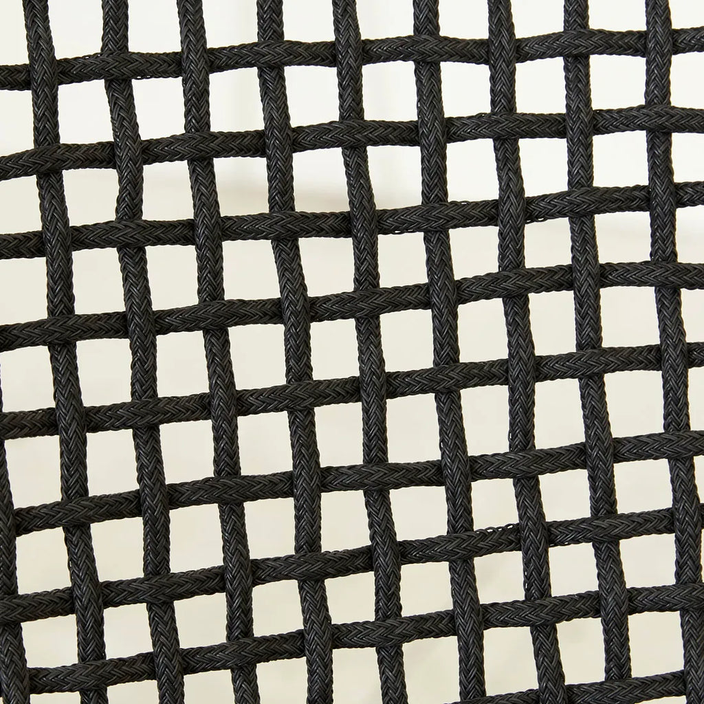 Valencia Weave Dining Chair Carbon Grey