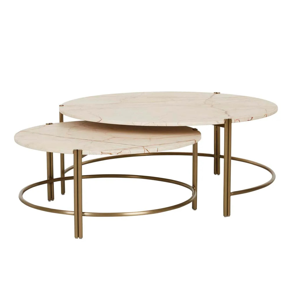 Atlas Twin Nest Coffee Table Matt Brown